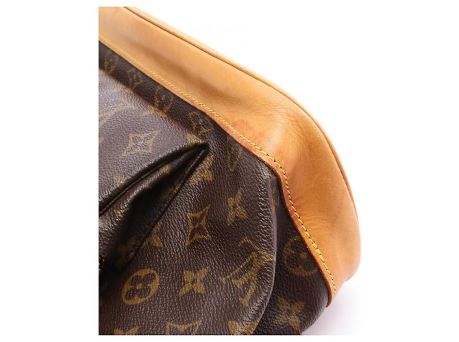 Zaino Montsouris GM Louis Vuitton Marrone - vista 9