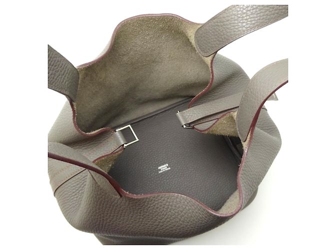 Hermès Picotin Lock MM Handtasche Grau - Ansicht 5