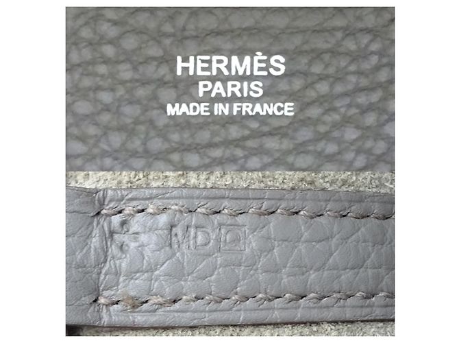 Hermès Picotin Lock MM Handtasche Grau - Ansicht 8