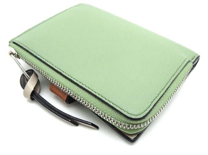 Billetera Bifold Slim Loewe Castaño Verde oliva - vista 4