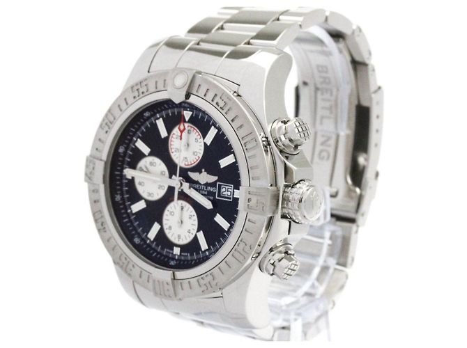 Relógio masculino Breitling Super Avenger II Cronógrafo em aço - vista 2