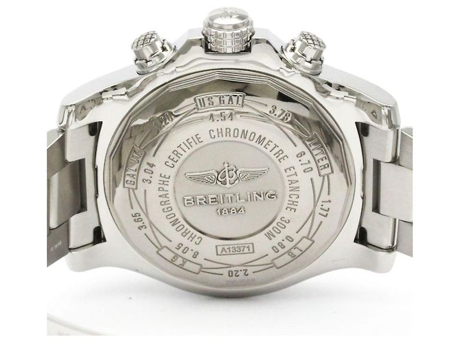 Relógio masculino Breitling Super Avenger II Cronógrafo em aço - vista 6