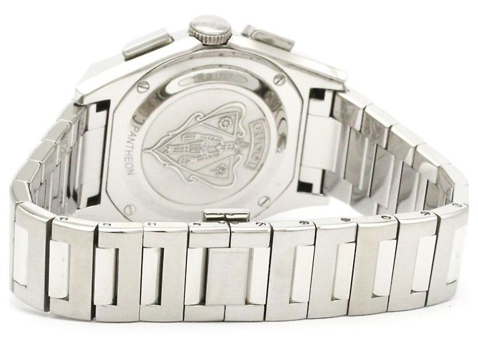 Relógio de pulso em aço inoxidável com quartzo GUCCI Pantheon YA115235 - vista 5