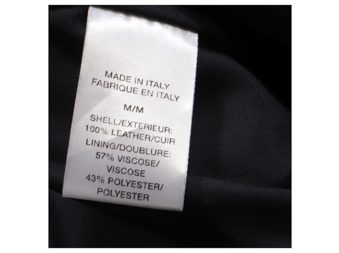Theory Versteckte Reißverschluss-Bikerjacke aus grauem Leder - Ansicht 6