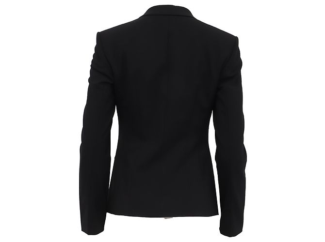 Hugo Boss Boss Single-Breasted Blazer in Black Wool - view 4