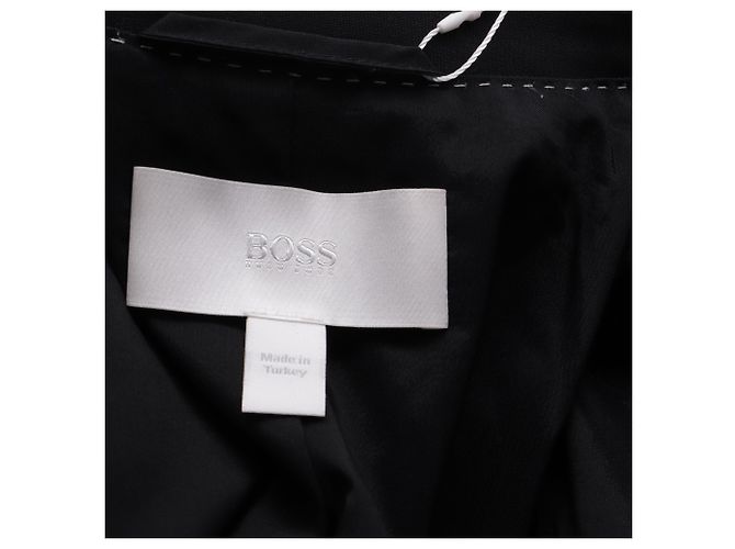 Hugo Boss Boss Single-Breasted Blazer in Black Wool - view 5