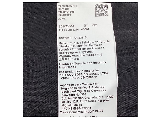 Hugo Boss Boss Single-Breasted Blazer in Black Wool - view 6