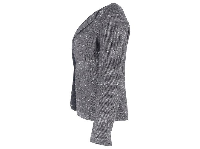 Blazer de tweed gris de un solo botón Max Mara - vista 2