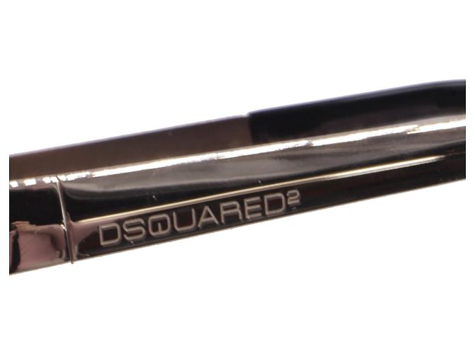 Gafas de sol oversize Dsquared2 DQ0044 en acetato negro - vista 6