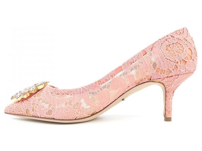 Dolce & Gabbana Pumps in pelle Dolce&Gabbana Rosa - vista 2