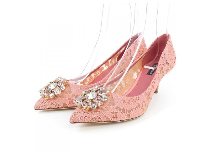 Dolce & Gabbana Pumps in pelle Dolce&Gabbana Rosa - vista 3