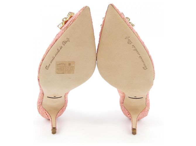 Dolce & Gabbana Pumps in pelle Dolce&Gabbana Rosa - vista 4