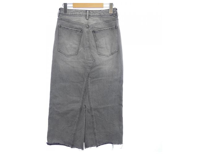 Autre Marque Falda de DENIM Healthy Gris - vista 2