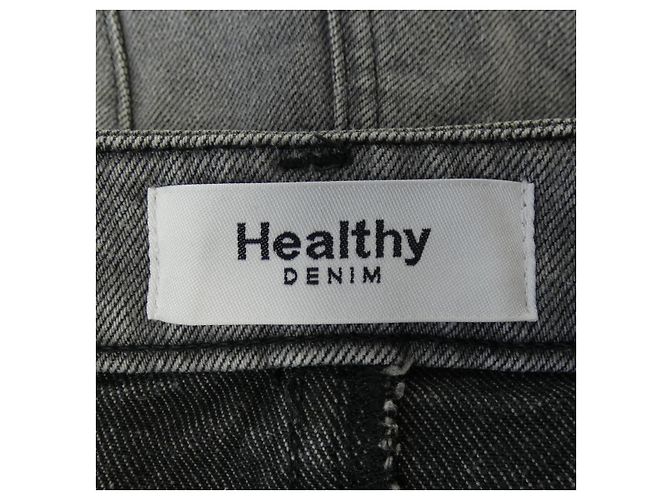 Autre Marque Falda de DENIM Healthy Gris - vista 4