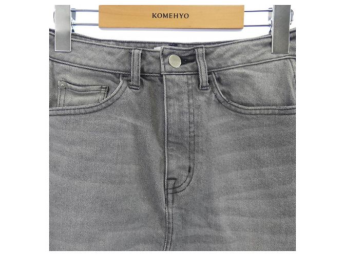 Autre Marque Falda de DENIM Healthy Gris - vista 5