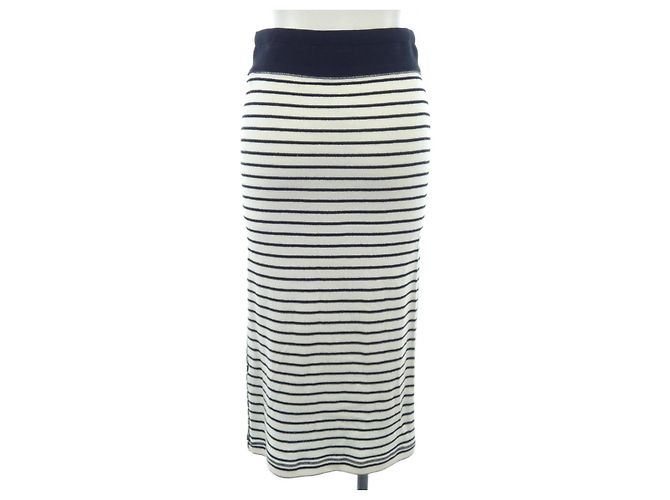 Autre Marque Falda PLAIN PEOPLE Negro Blanco - vista 2