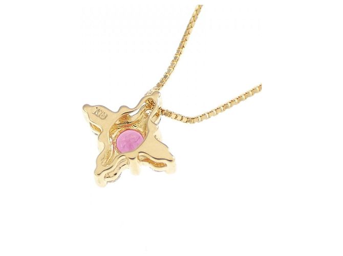 Autre Marque Collana in Rubino e Diamanti Au750 D'oro - vista 4
