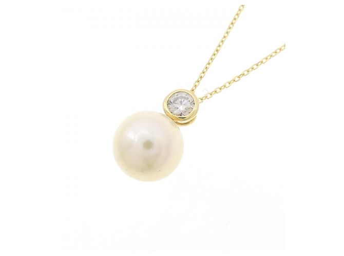 Autre Marque Collana in Perle Akoya Au750 D'oro - vista 3
