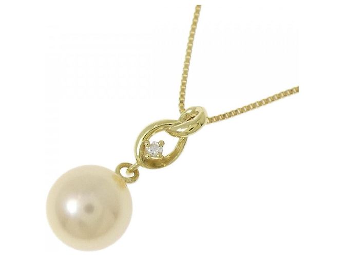 Autre Marque Collana di Perle Akoya Au750 D'oro - vista 3