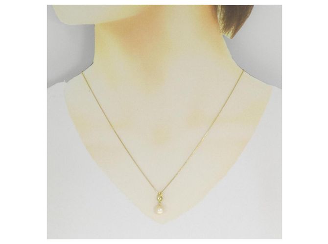 Autre Marque Collana di Perle Akoya Au750 D'oro - vista 6
