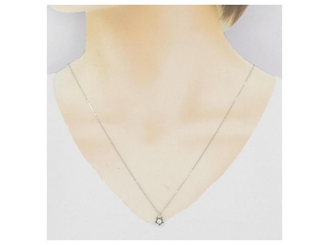 Autre Marque Collana in platino e diamanti Argento - vista 6