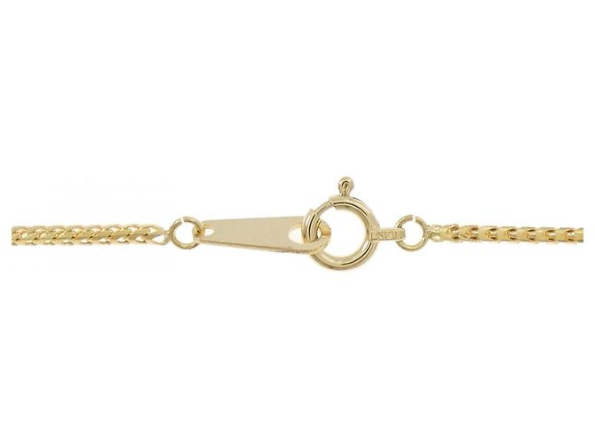 Autre Marque Au750 Blumen-Diamant-Halskette Golden - Ansicht 5