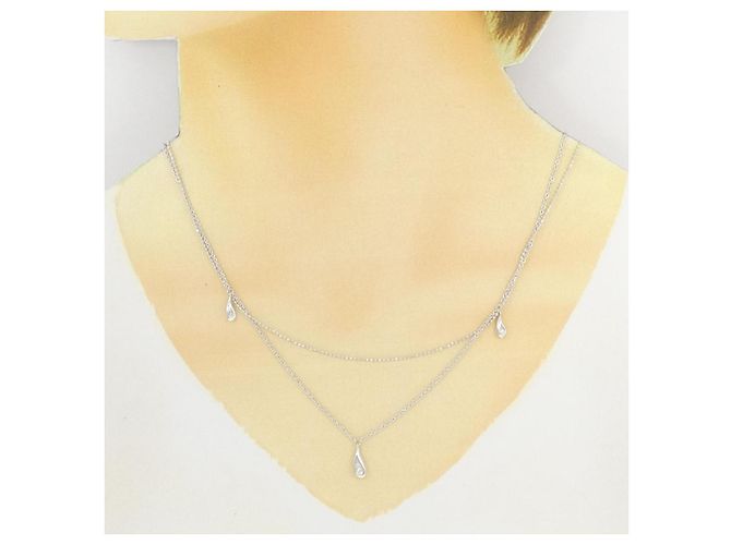 Autre Marque Collana in diamante Au750 Argento - vista 6