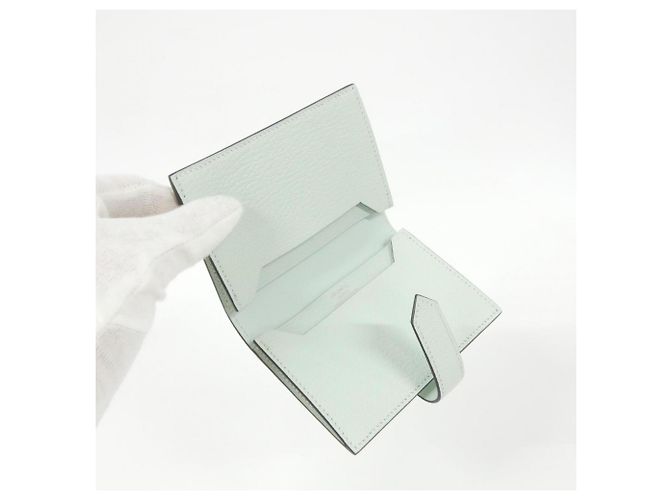 Estuche para tarjetas de visita Bearn de Hermès Verde claro - vista 5