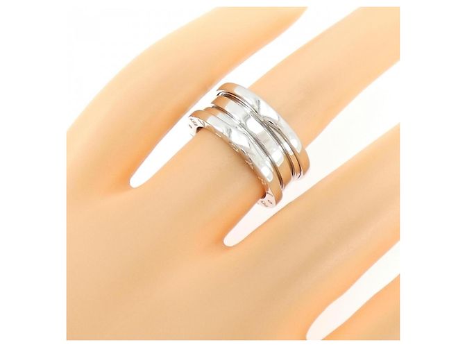 Bulgari Anello B.zero1 a 3 bande in oro bianco 18K Bvlgari - vista 4