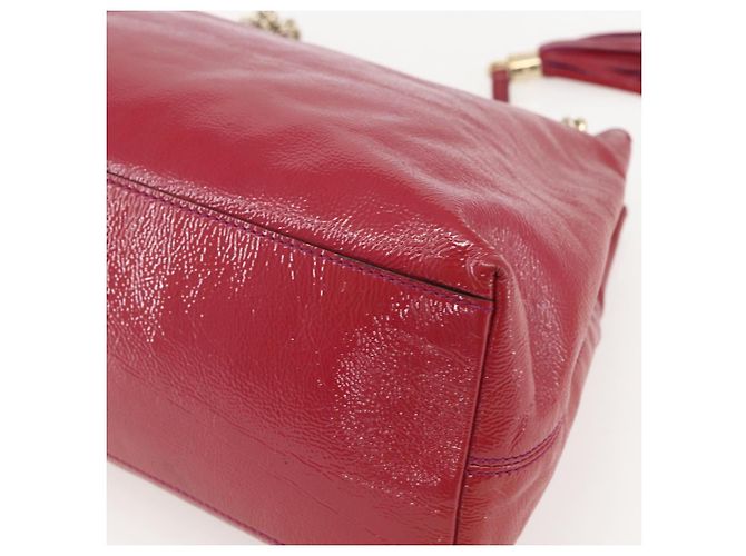 Borsa Gucci Soho Chain Rossa Oro Auth 159398 Rosso D'oro - vista 15