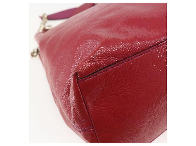 Borsa Gucci Soho Chain Rossa Oro Auth 159398 Rosso D'oro - vista 16