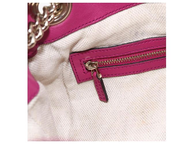 Borsa Gucci Soho Chain Rossa Oro Auth 159398 Rosso D'oro - vista 17