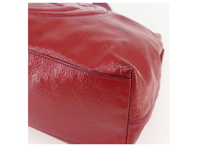 Borsa Gucci Soho Chain Rossa Oro Auth 159398 Rosso D'oro - vista 9