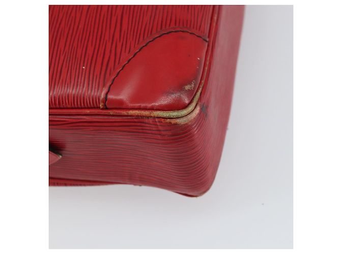 LOUIS VUITTON Epi Porta Documenti da Viaggio Borsa Business Rossa M54477 LV Auth 158150 Rosso - vista 15
