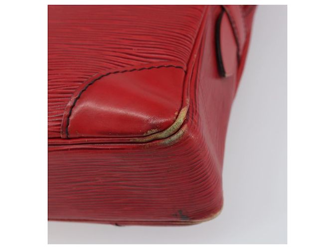 LOUIS VUITTON Epi Porta Documenti da Viaggio Borsa Business Rossa M54477 LV Auth 158150 Rosso - vista 16