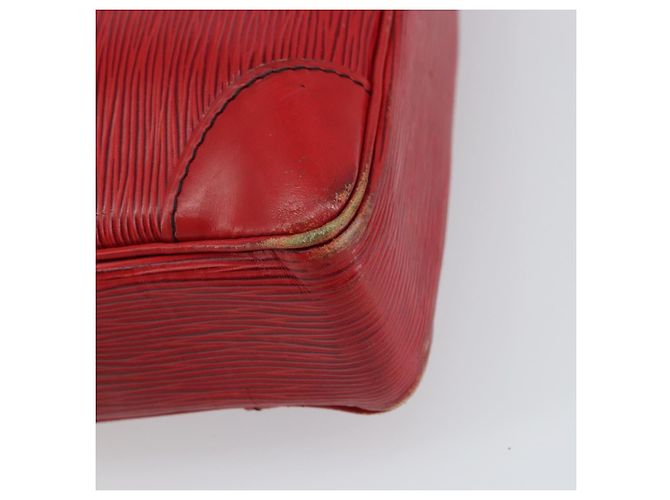 LOUIS VUITTON Epi Porta Documenti da Viaggio Borsa Business Rossa M54477 LV Auth 158150 Rosso - vista 17