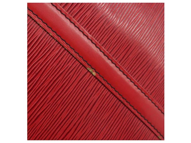LOUIS VUITTON Epi Porta Documenti da Viaggio Borsa Business Rossa M54477 LV Auth 158150 Rosso - vista 18