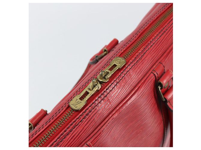 LOUIS VUITTON Epi Porta Documenti da Viaggio Borsa Business Rossa M54477 LV Auth 158150 Rosso - vista 19