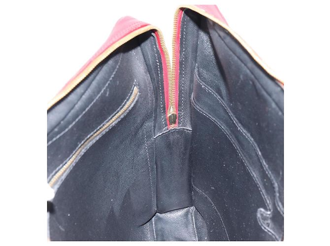 LOUIS VUITTON Epi Porta Documenti da Viaggio Borsa Business Rossa M54477 LV Auth 158150 Rosso - vista 21
