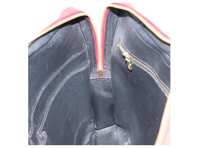 LOUIS VUITTON Epi Porta Documenti da Viaggio Borsa Business Rossa M54477 LV Auth 158150 Rosso - vista 22