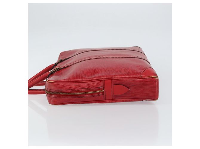 LOUIS VUITTON Epi Porta Documenti da Viaggio Borsa Business Rossa M54477 LV Auth 158150 Rosso - vista 4