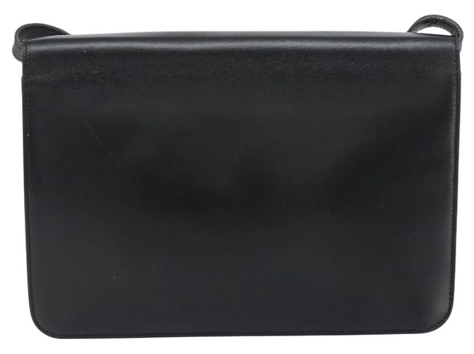 Borsa a Spalla Christian Dior in Pelle Nera e Oro Auth ar13899 Nero D'oro - vista 2