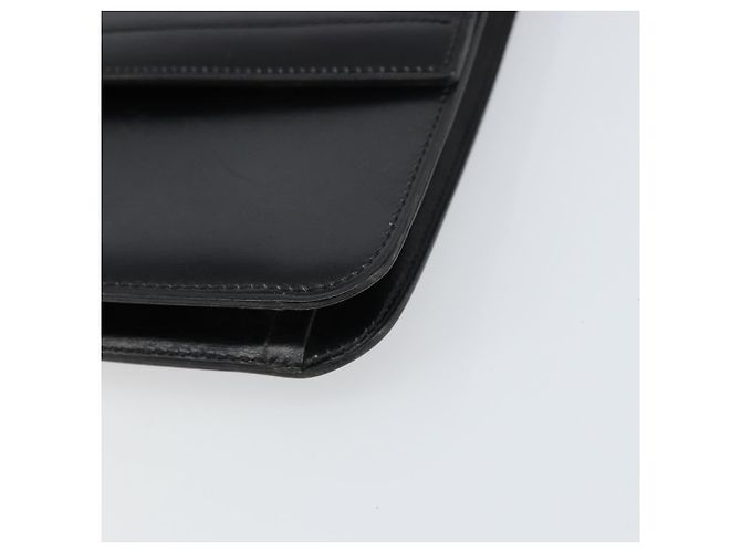Borsa a Spalla Christian Dior in Pelle Nera e Oro Auth ar13899 Nero D'oro - vista 9
