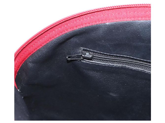 Saint Laurent Schultertasche aus Leder Rot Gold Auth gh1500 Golden - Ansicht 20