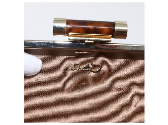BALLY Chain Shoulder Bag Leather Multicolor Gold Auth 157876 Multiple colors Golden - view 10
