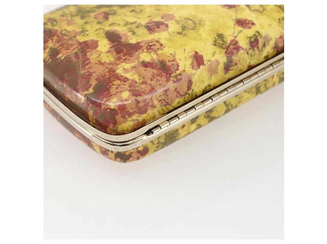 BALLY Chain Shoulder Bag Leather Multicolor Gold Auth 157876 Multiple colors Golden - view 16
