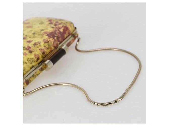 BALLY Chain Shoulder Bag Leather Multicolor Gold Auth 157876 Multiple colors Golden - view 7