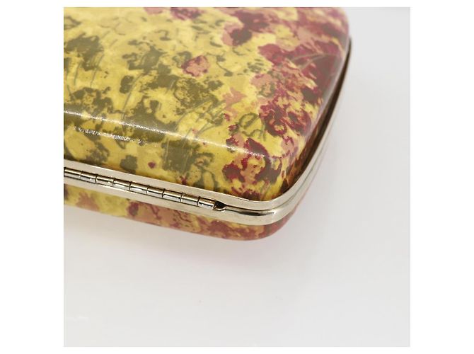 BALLY Chain Shoulder Bag Leather Multicolor Gold Auth 157876 Multiple colors Golden - view 9