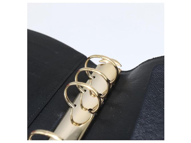 CUBIERTA DE AGENDA MM EPI NEGRA LOUIS VUITTON R20042 LV Auth BA9435 Negro - vista 10