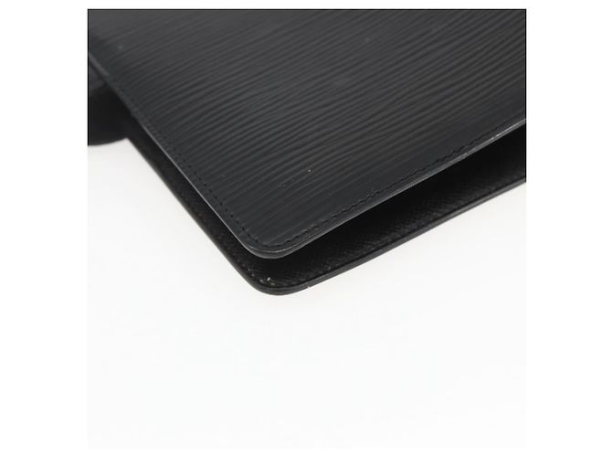 CUBIERTA DE AGENDA MM EPI NEGRA LOUIS VUITTON R20042 LV Auth BA9435 Negro - vista 16